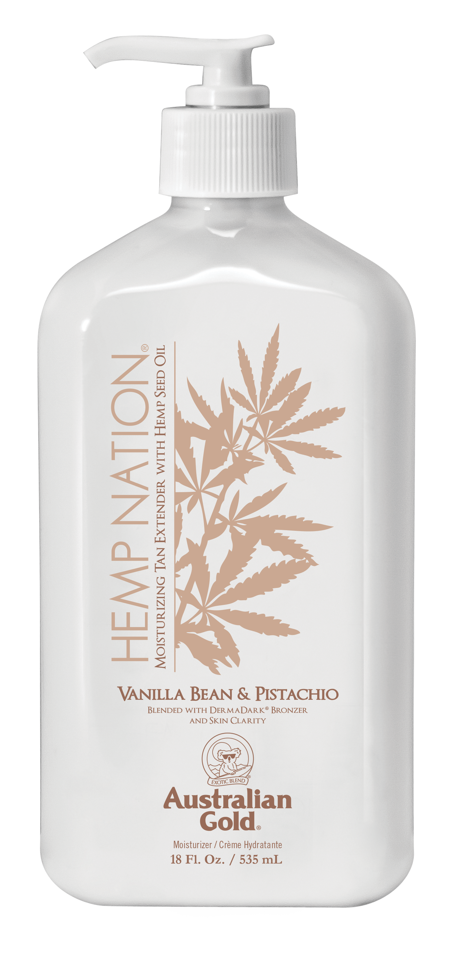 Australian Gold  Hemp Nation - Vanilla Bean & Pistachio (535ml)